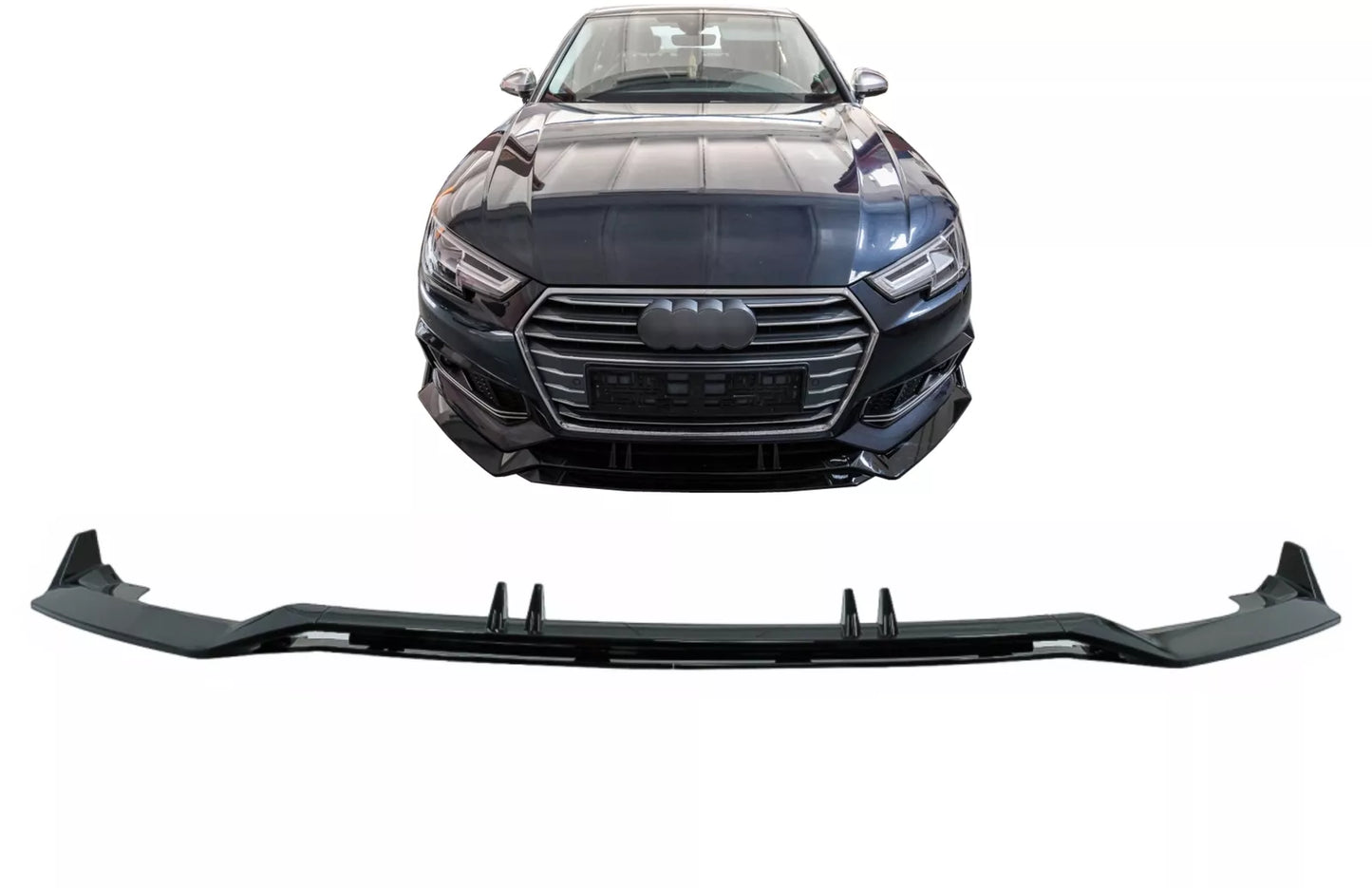 😍Splitter adatto per Audi A4 B9 8W S-Line 16-18 Nero lucido😍
