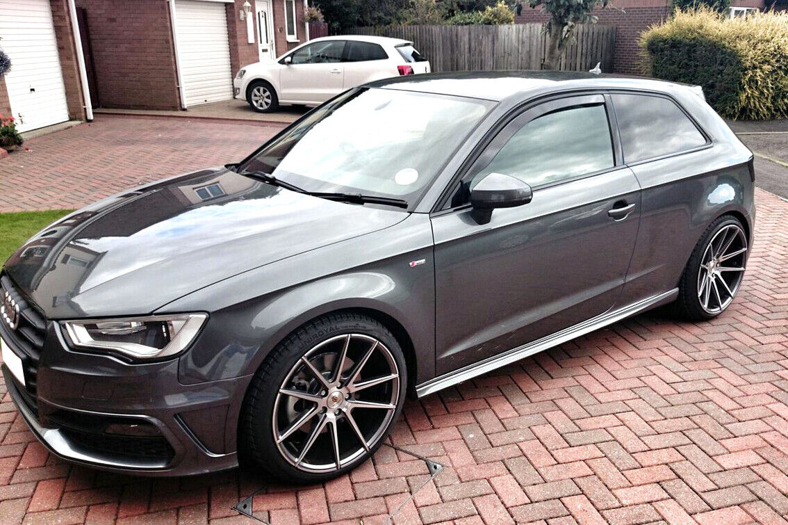 S3 STYLE SIDE SKIRTS SUITABLE FOR AUDI A3 8V 3 DOORS (from 2013) 
