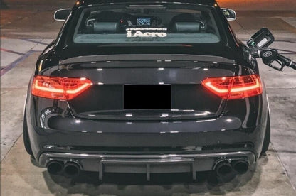 DIFFUSORE ADATTO PER AUDI A5 2007-2011 COUPE STANDARD 2+2 LOOK DTM GREZZO