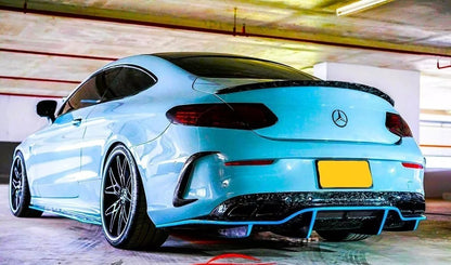 😤 Spoiler in Fibra di Carbonio adatto per Mercedes Classe C Coupé W205 C205😤