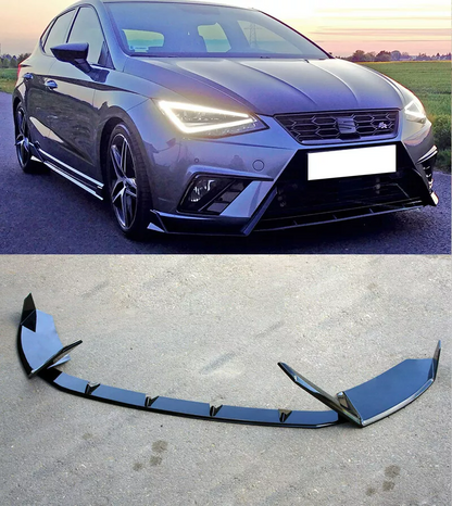 💕ART.0031  SPLITER  ANTERIORE SEAT IBIZA V 2017 ABS NERO 💕