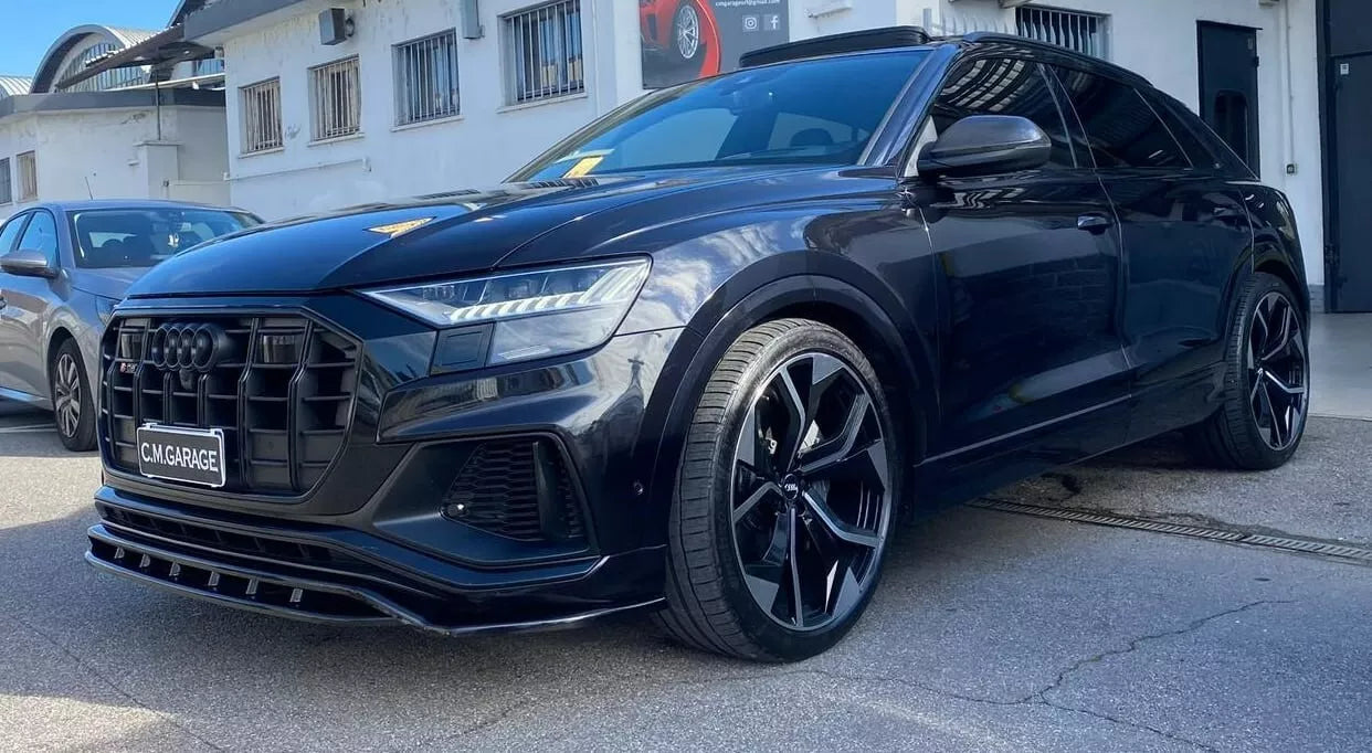 ✨✨SPLITTER NERO LUCIDO ADATTO PER AUDI Q8 2018-2024 S-line SQ8 ✨✨