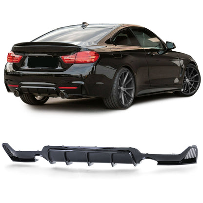 Rear Diffuser Performance Gloss Black suitable for BMW 4 Series F32 F33 F36 435i 440i 