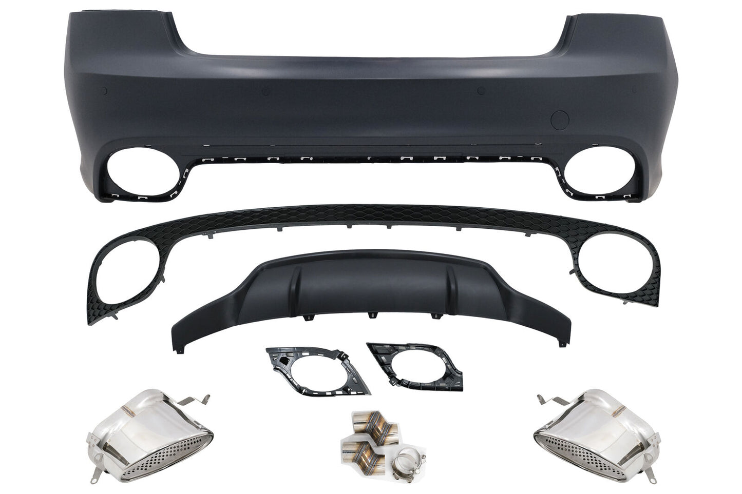 Paraurti posteriore adatto per Audi A5 8T Coupe Cabrio (2007-2015) RS5 Design