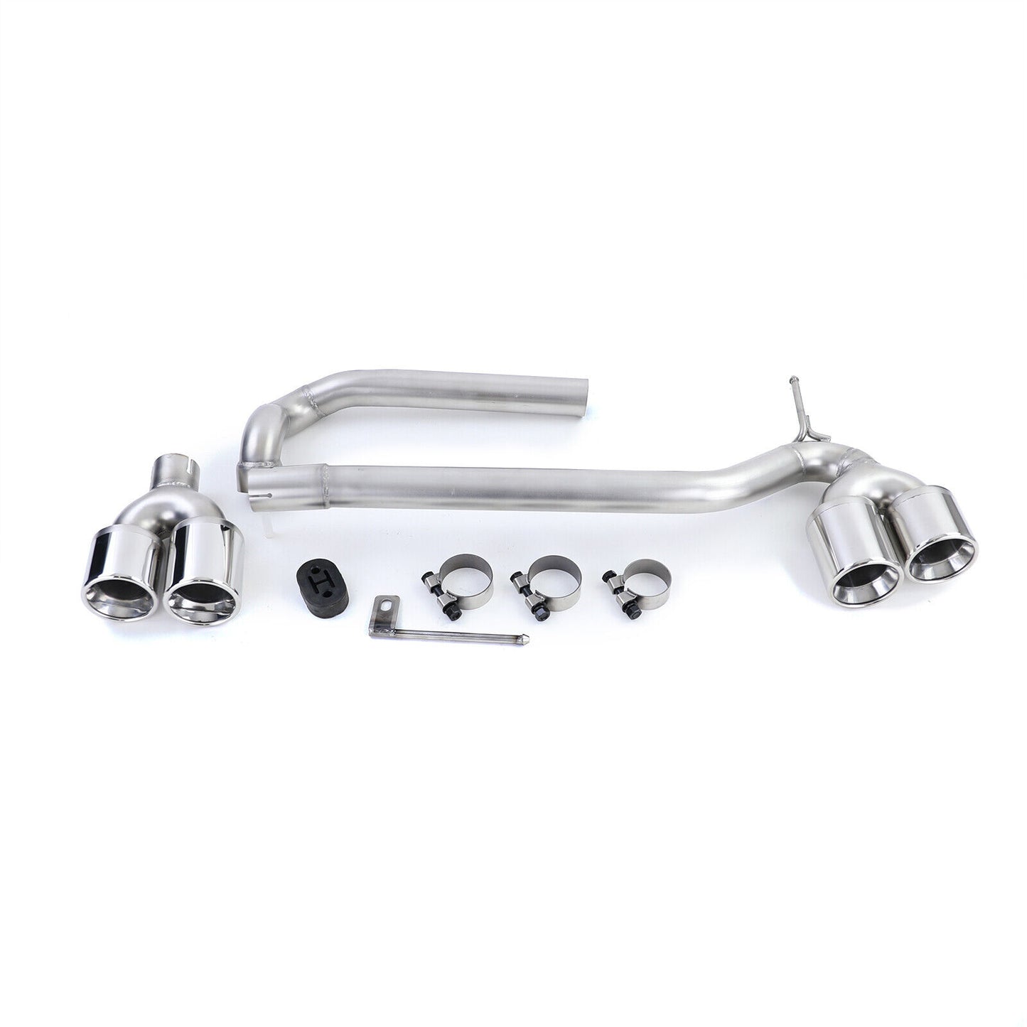 Terminale di scarico Duplex Sport Look Conversion compatibile per BMW F10 F11 520 525 528 530