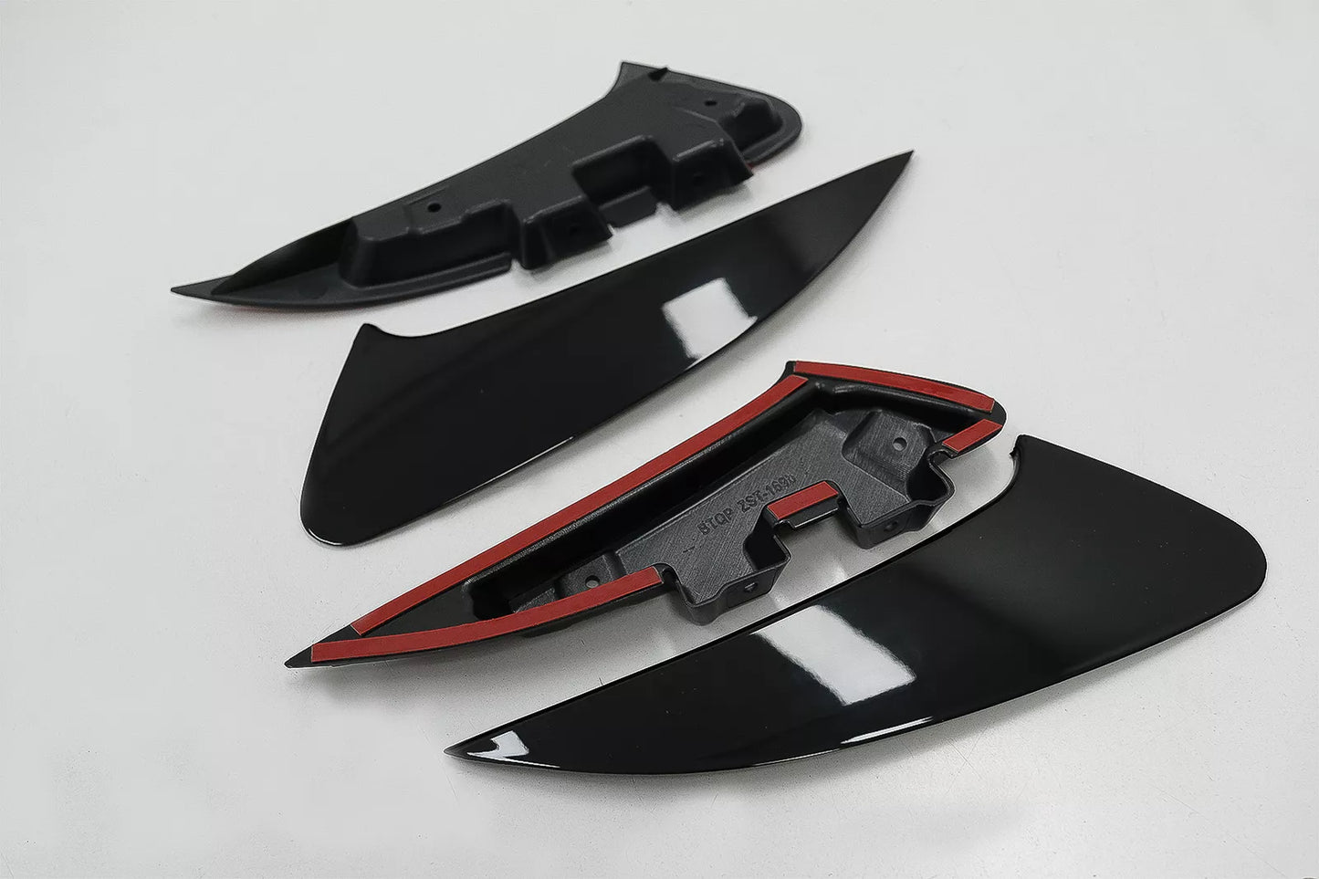 😍Parachoques Flaps Aletas para Mercedes CLA X118 C118 19+ Negro 45S Look😍