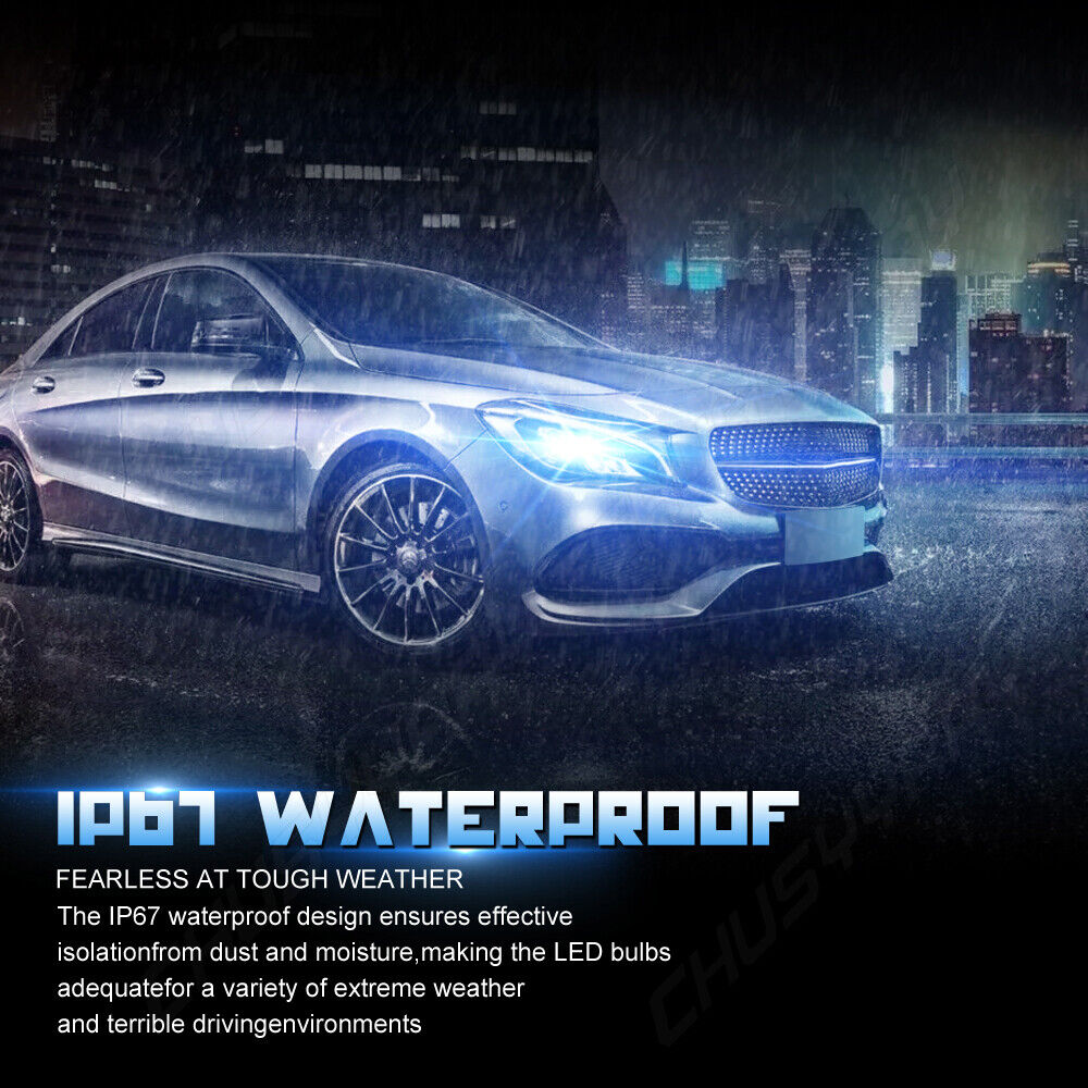 Per Nissan Maxima 2016 2017 2018 6PC 8000K LED Faro + Kit Lampadine Fendinebbia