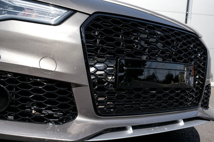 ⭐Paraurti Anteriore per Audi A6 C7 4G Facelift 2015-2018 RS6 Look Con Griglia S⭐