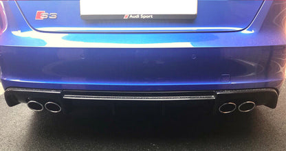DIFFUSORE  adatto per AUDI A3 8V S-LINE S3 ( 2013-2016 )