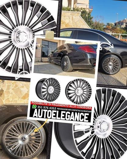 CERCHI ADATTO PER MERCEDES CLASSE C E S W117 W118 W222 W223 DIAMETRO 18