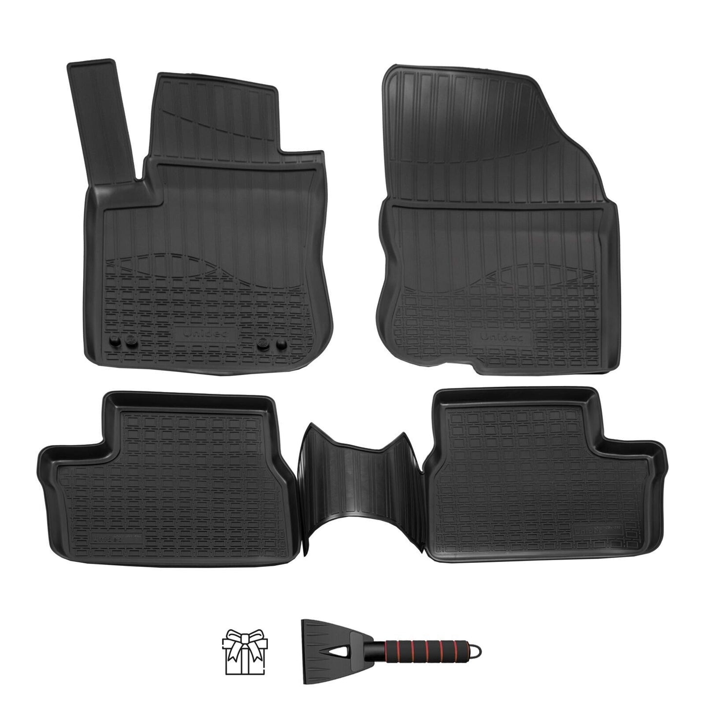 TAPPETI , TAPPETINI AUTO IN GOMMA ADATTI PER PEUGEOT 2008 2013-2018