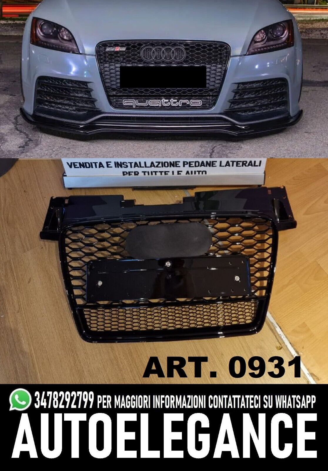 GRIGLIA RSTT ADATTO PER AUDI TT ANNO 2006 - 2016