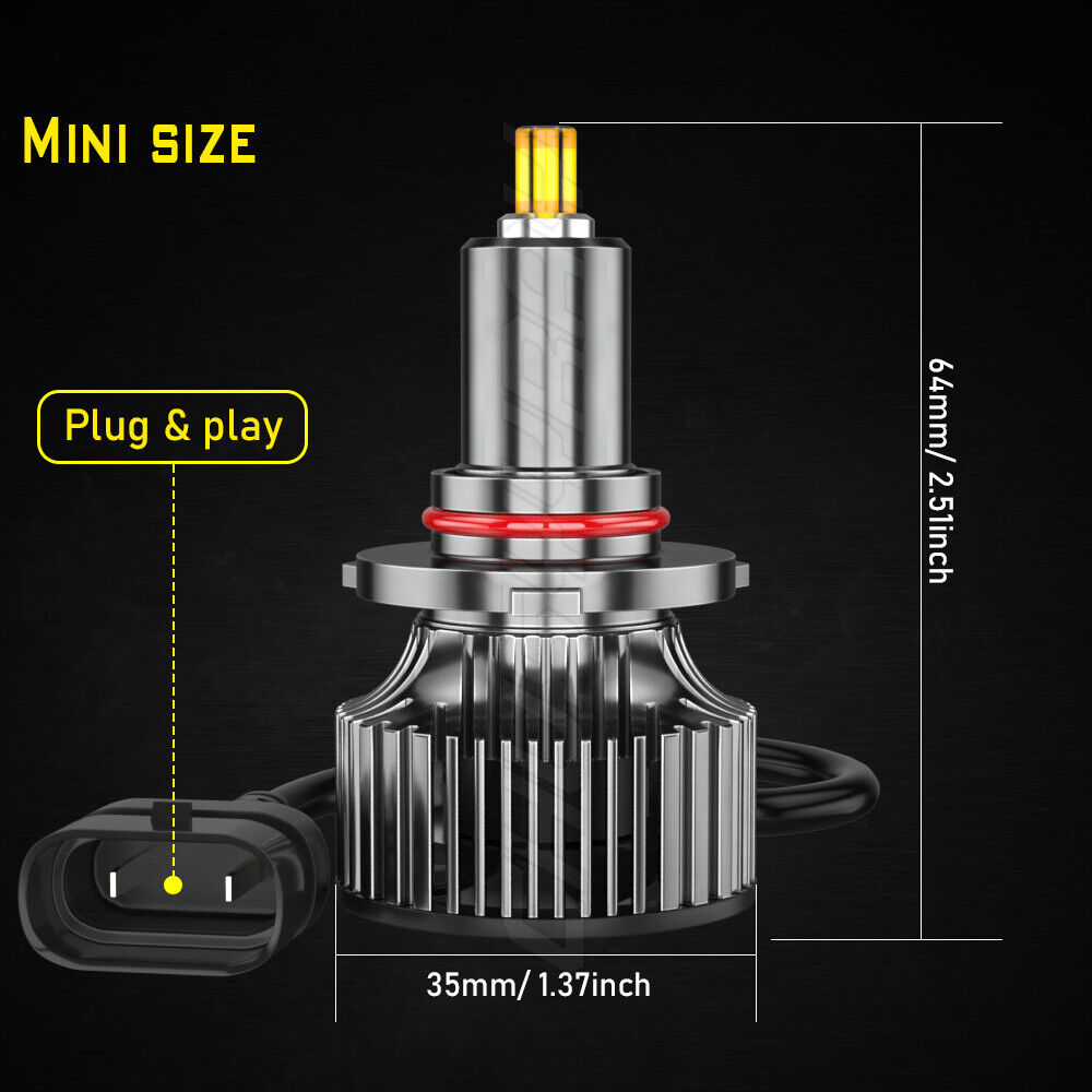 For Honda Accord 2008-2017 4x 6000k High/Low Beam Bulbs Kit 