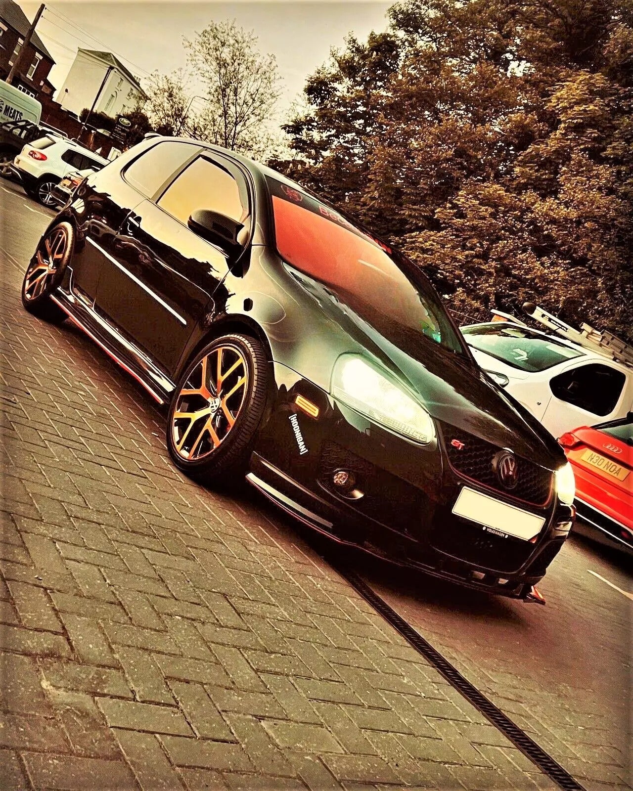 🖤Carbon Fiber Splitter Fit For VW Golf MK5 GTI GT TDI 2003-08🖤 