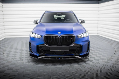 💫Street+ Splitter Anteriore V.2 adatto per BMW X5 M-Pack G05 FL Nero💫
