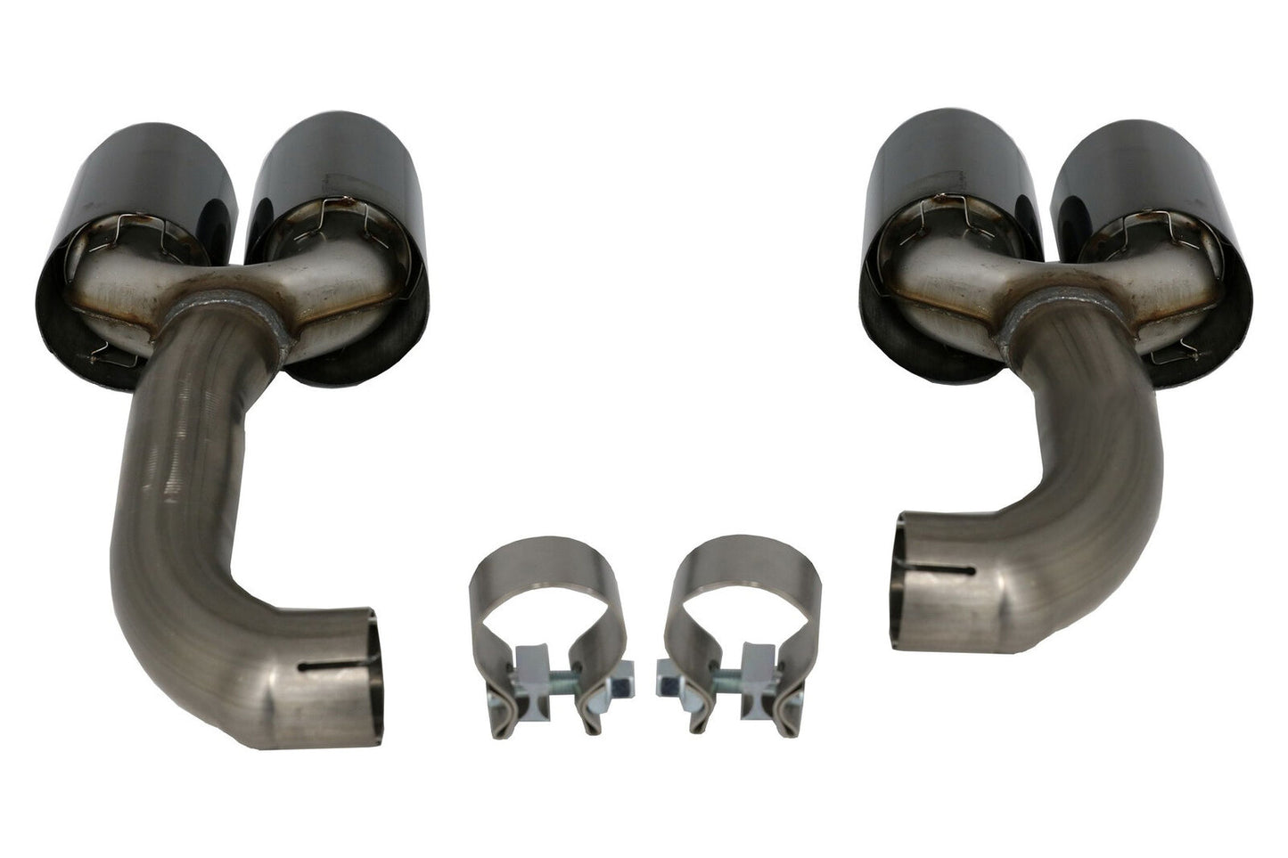 Punte scarico doppia uscita diffusore paraurti per BMW X4 G02 18+ M Sport