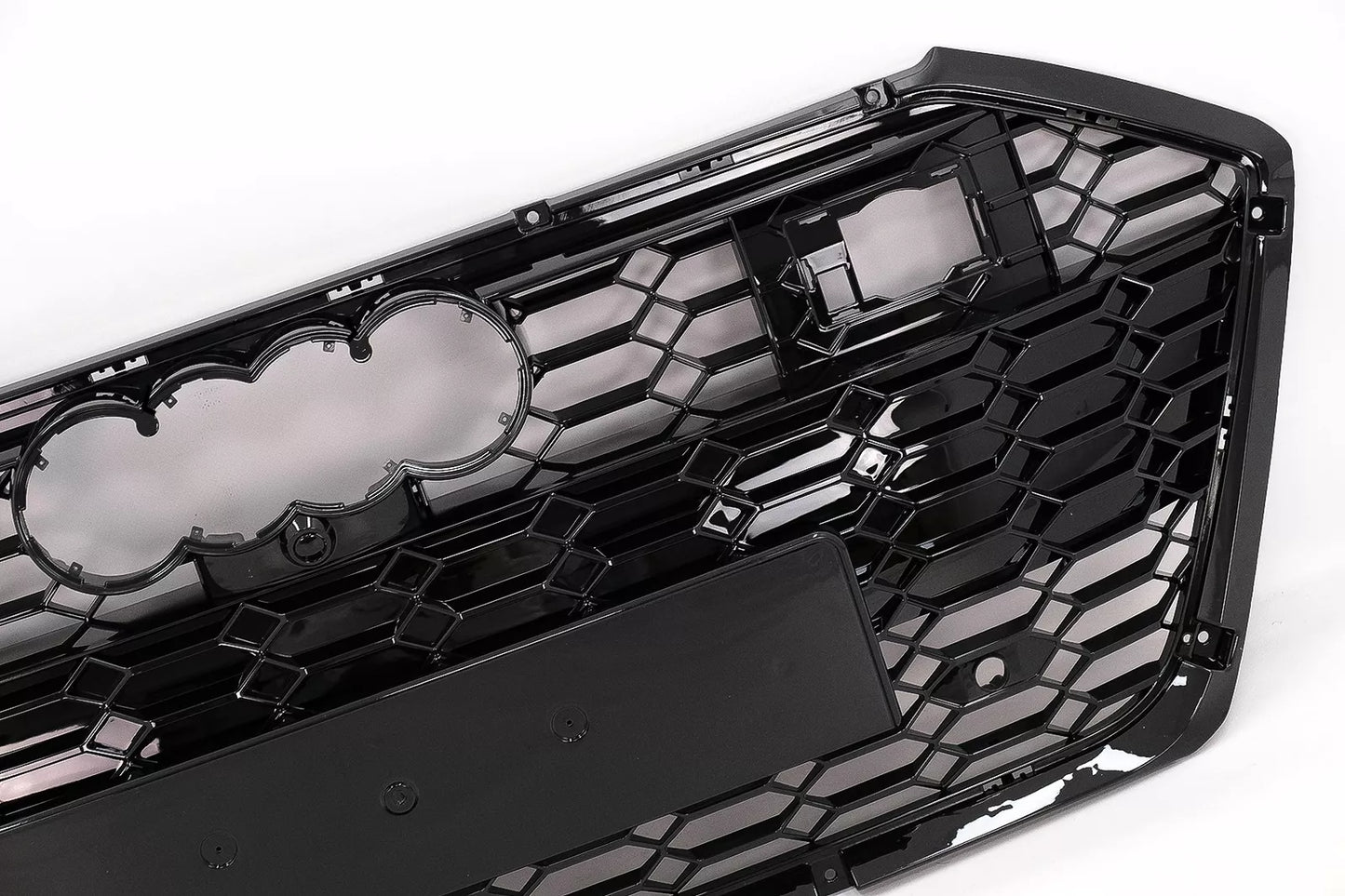 🤩Paraurti anteriore per Audi A6 C8 4K 2018+ RS6 Look Griglia Nero lucido🤩