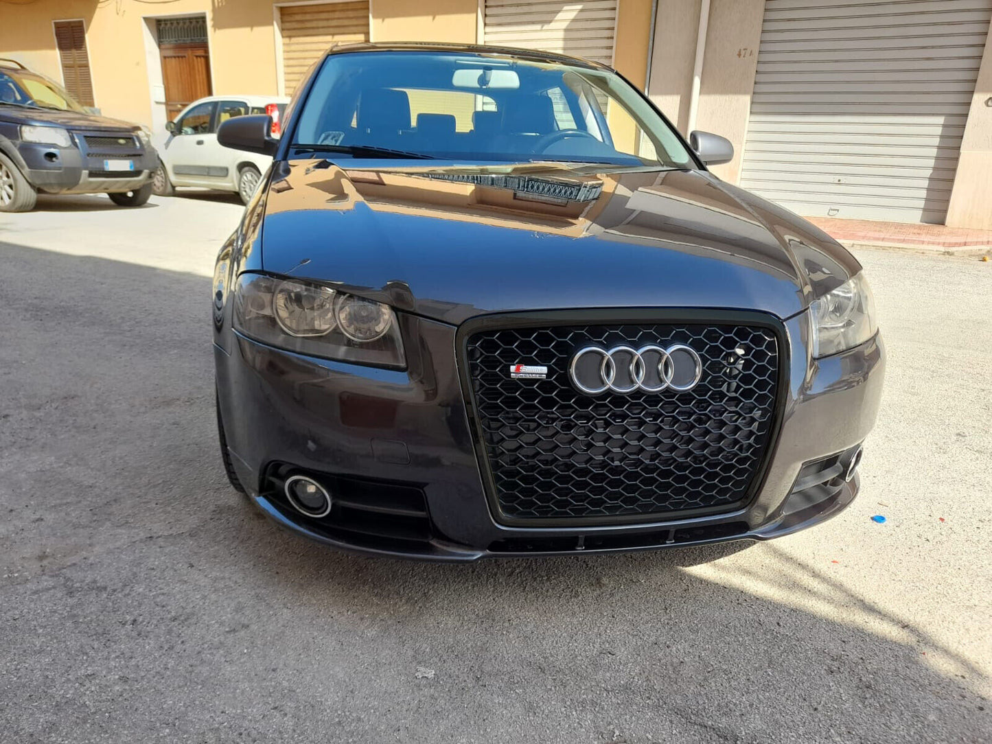 ⭐0029 GRIGLIA PER AUDI RS3 A3 8P 2004-2008 LOOK RS3 NERA BLACK⭐
