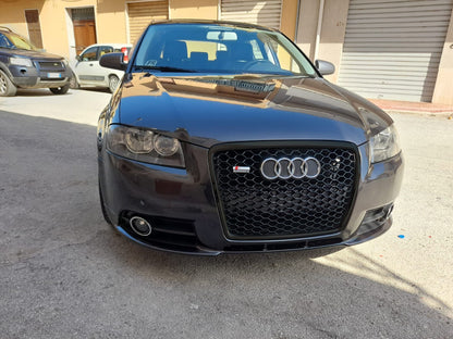 ⭐0029 GRIGLIA PER AUDI RS3 A3 8P 2004-2008 LOOK RS3 NERA BLACK⭐