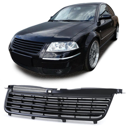 Griglia sportiva senza emblema nera aftermarket compatibile con VW Passat 3BG Berlina Variant 00-05