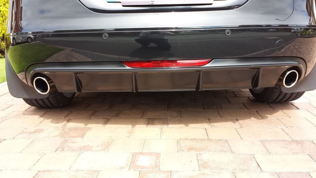 SPOILER PARAURTI POSTERIORE / DIFFUSORE / SPLITTER / VALANCE per AUDI TT 8J