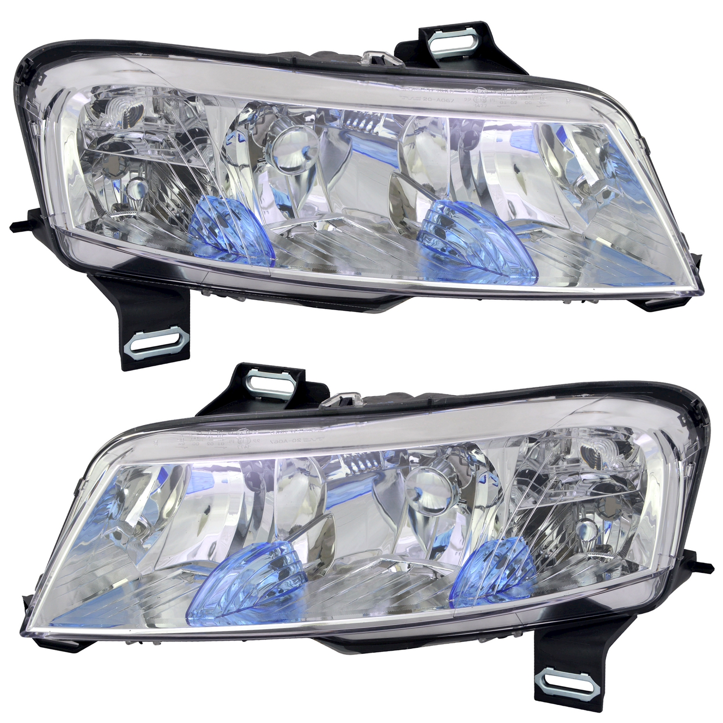 Headlight set for Fiat Stilo 192 2001-2008 5door H1 H7 