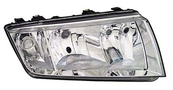 Headlight Set for Skoda Fabia 1 6Y 1999-2008 Chrome H3 H7 LWR 