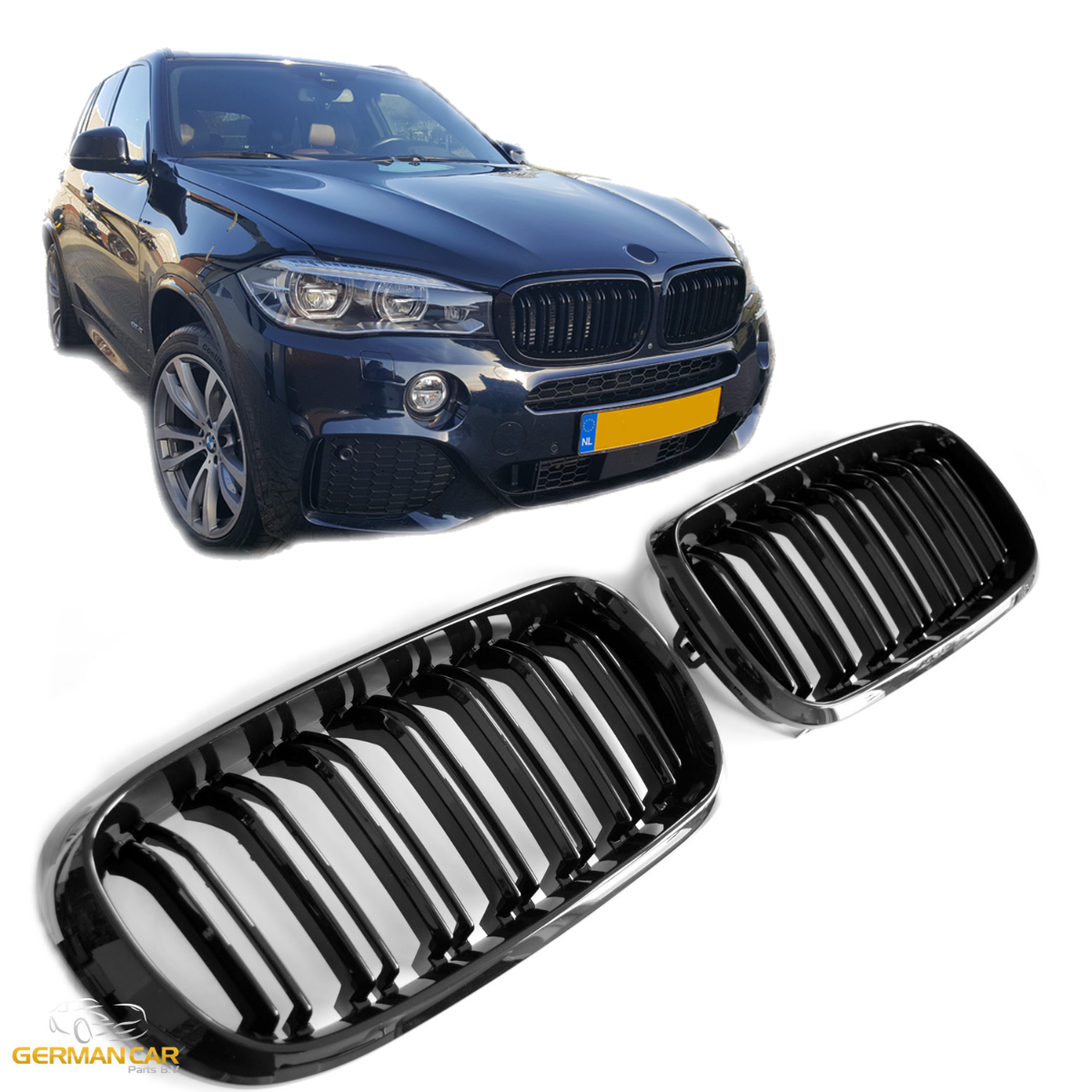 GRIGLIA PER BMW X5 X6 F15 F16 SPORT NERO LUCIDO