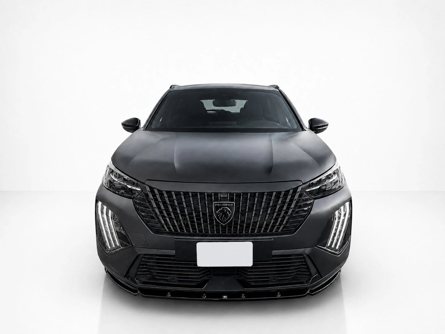 👉Splitter anteriore per Peugeot 2008 MK2 facelift (2023-) ABS nero lucido👈