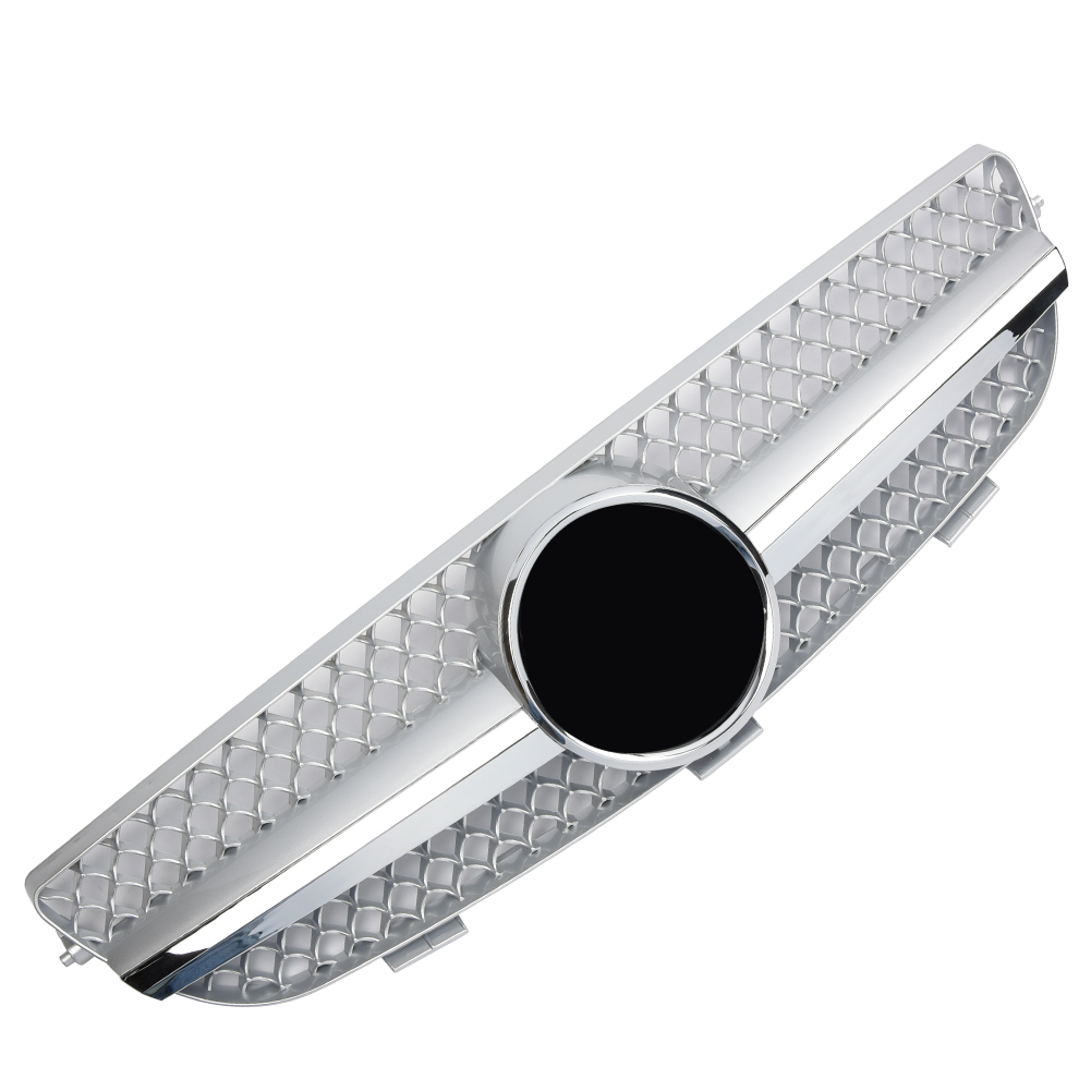 Sports grille for Mercedes W209 CLK chrome silver AMG LOOK 