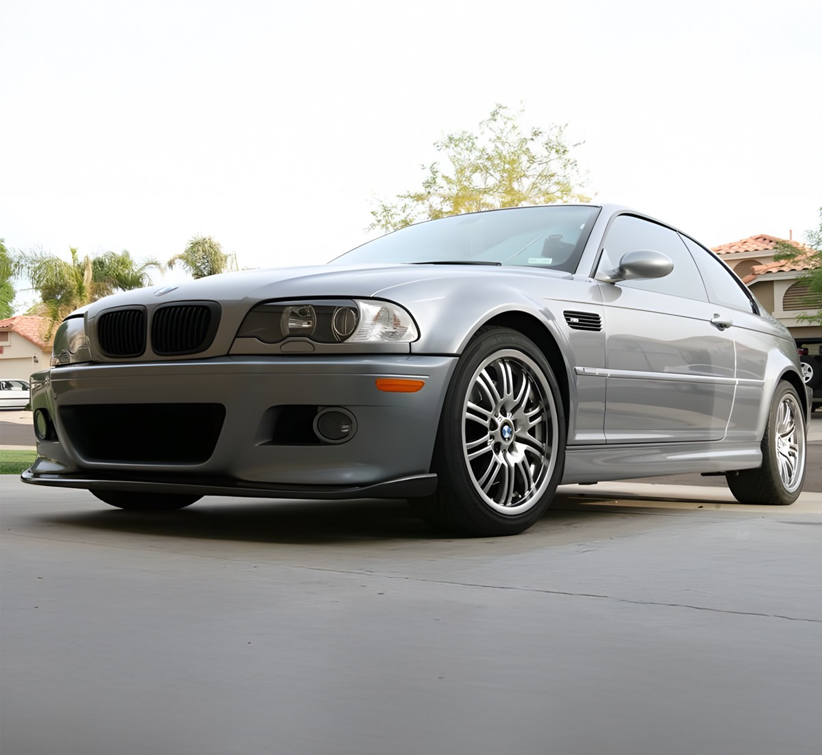 💫ART.4937 Splitter (Carbonio) adatto per BMW E46 Serie 3 Look M3💫