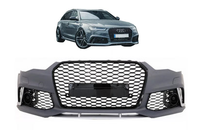 ⭐Paraurti Anteriore per Audi A6 C7 4G Facelift 2015-2018 RS6 Look Con Griglia S⭐