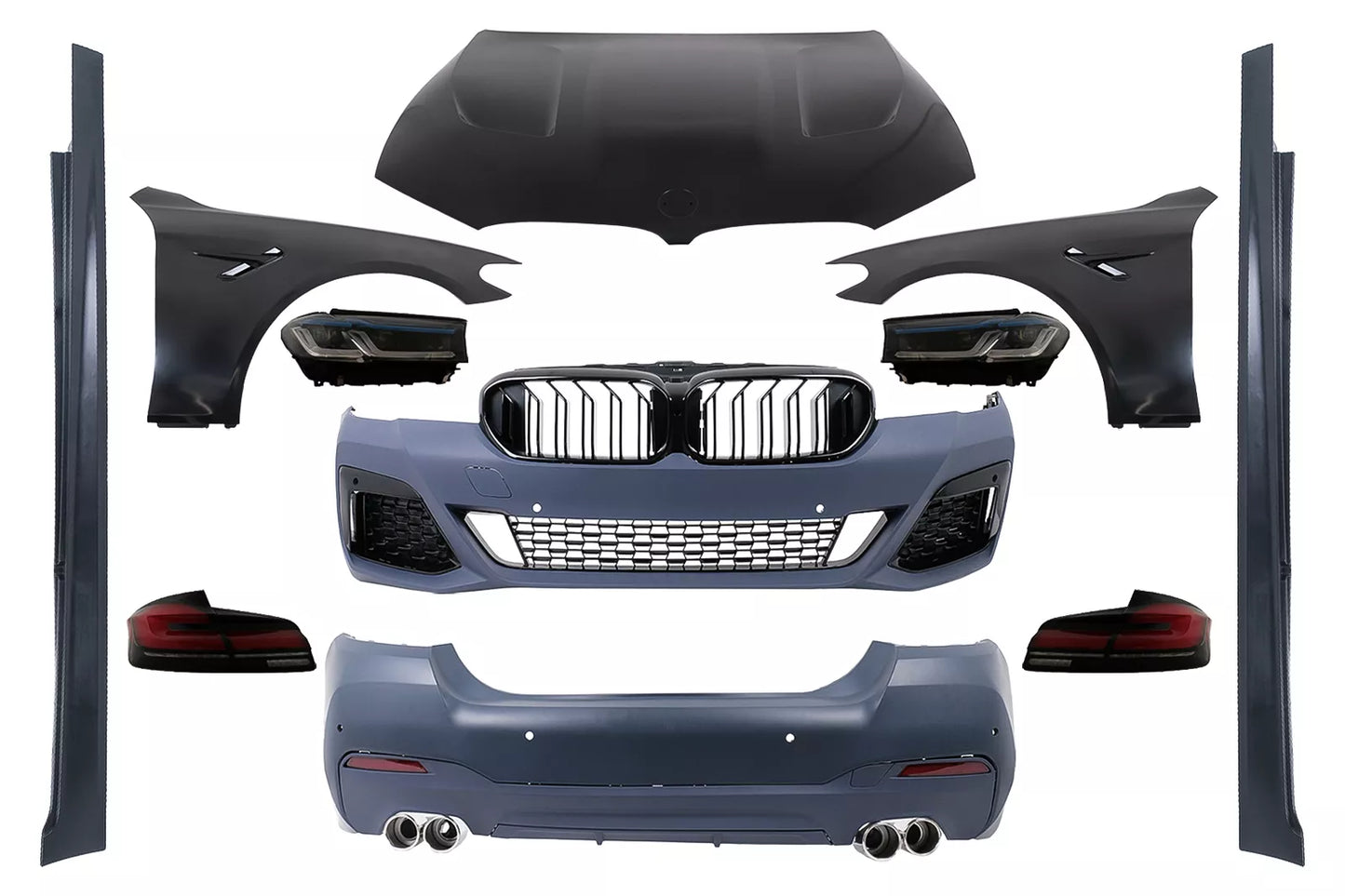 ✨Bodykit for BMW 5 F10 10-17 Conversion G30 LCI Design Mudguards✨
