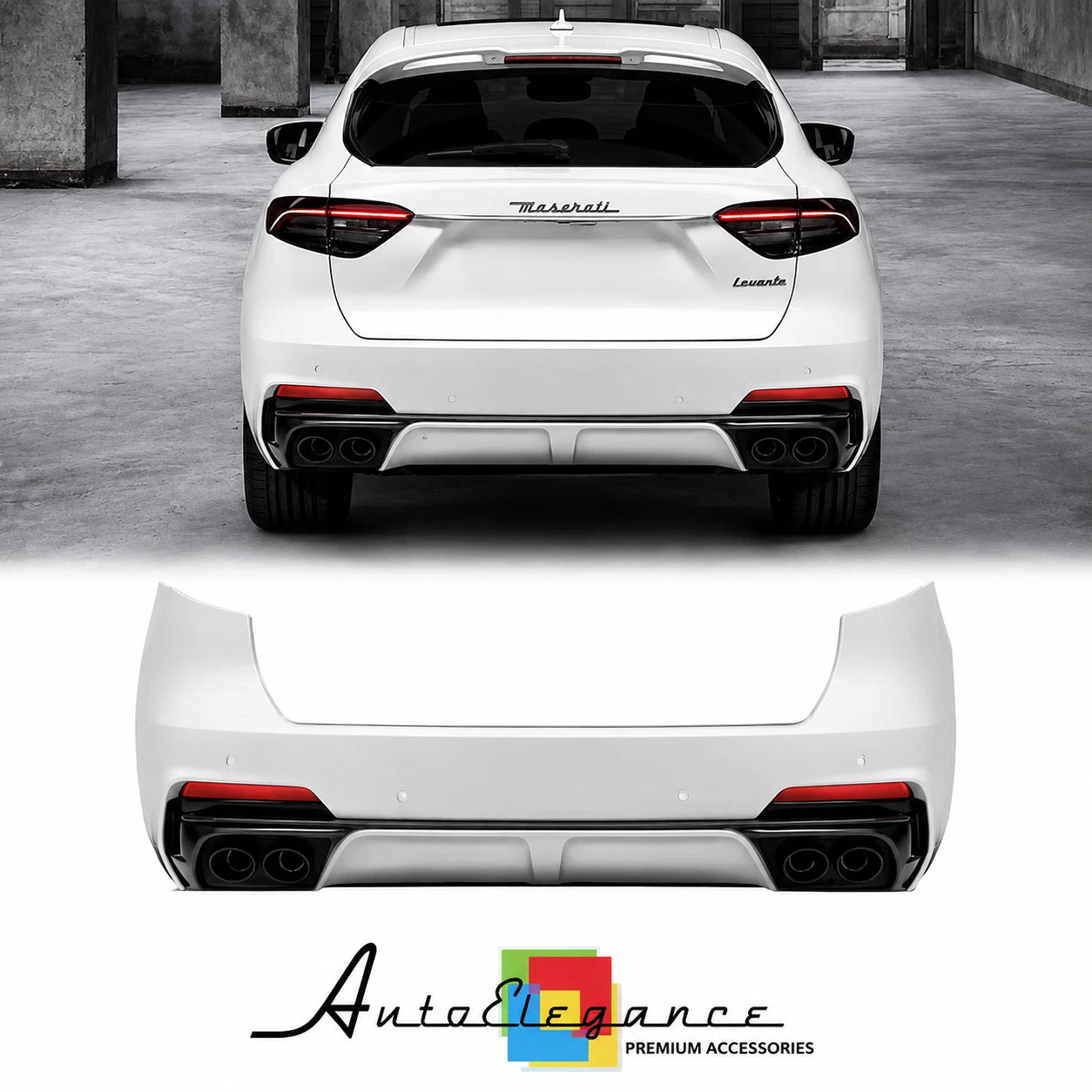 PARAURTI POSTERIORE MASERATI LEVANTE 16- LOOK TROFEO