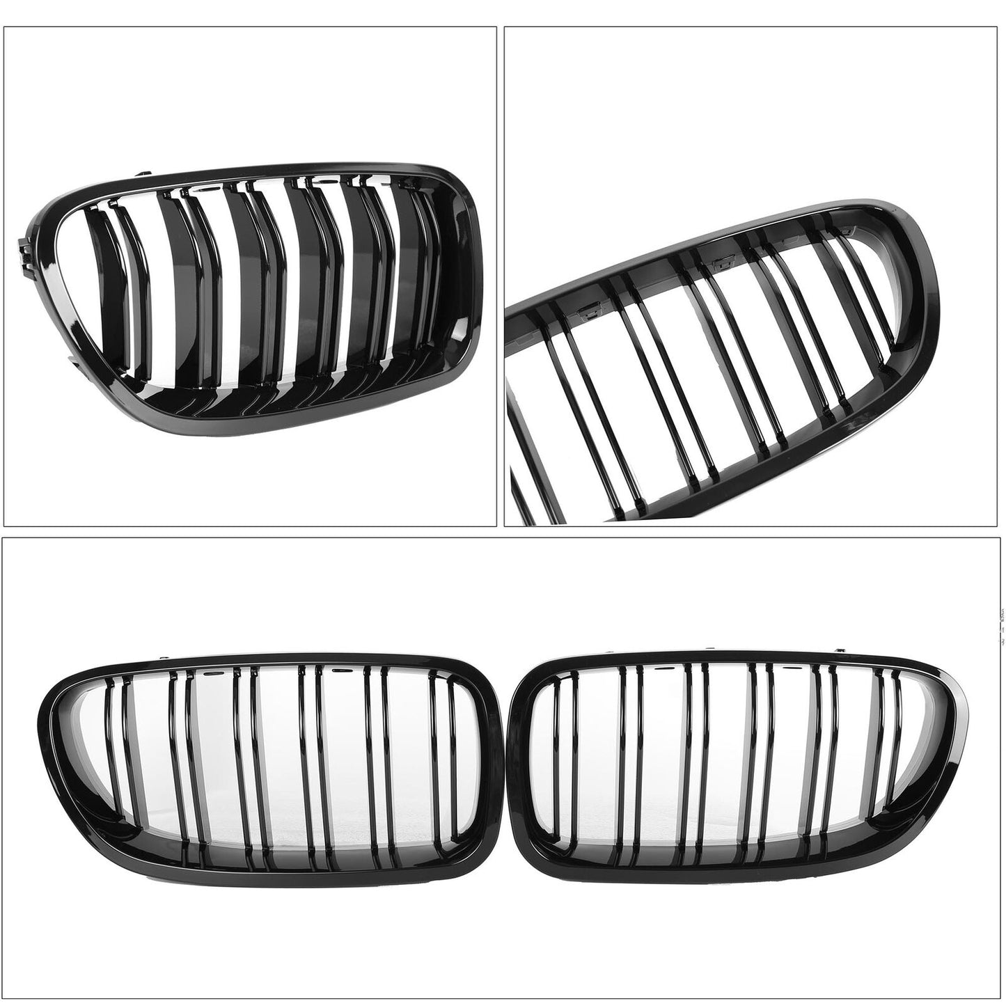 GRILLE Kidney double gangway suitable for BMW 5 Series F10 F11 sedan Touring
