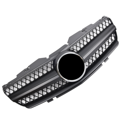 Griglia sportiva per Mercedes R230 SL 2001-2006 nero opaco AMG LOOK