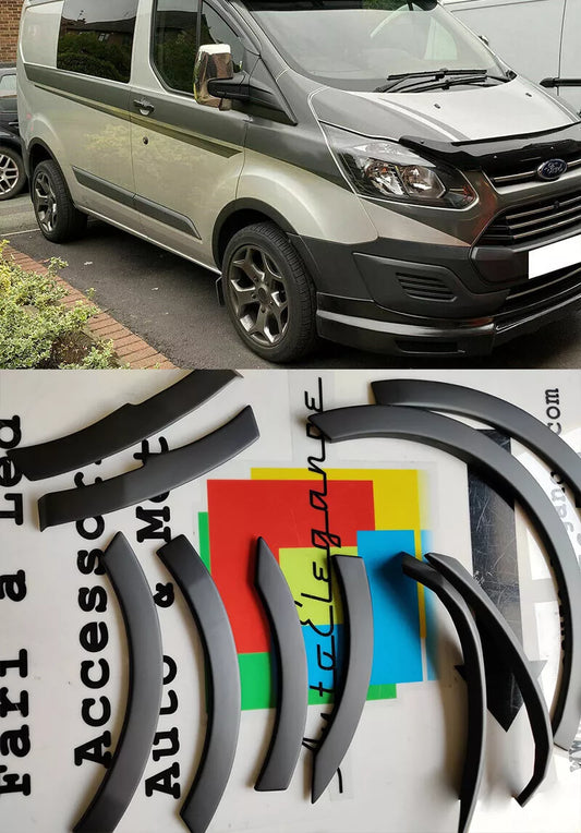 FORD TRANSIT CUSTOM 2012-2018 PARAFANGHI ALLARGATI SPORTIVI ABS / PLASTIC