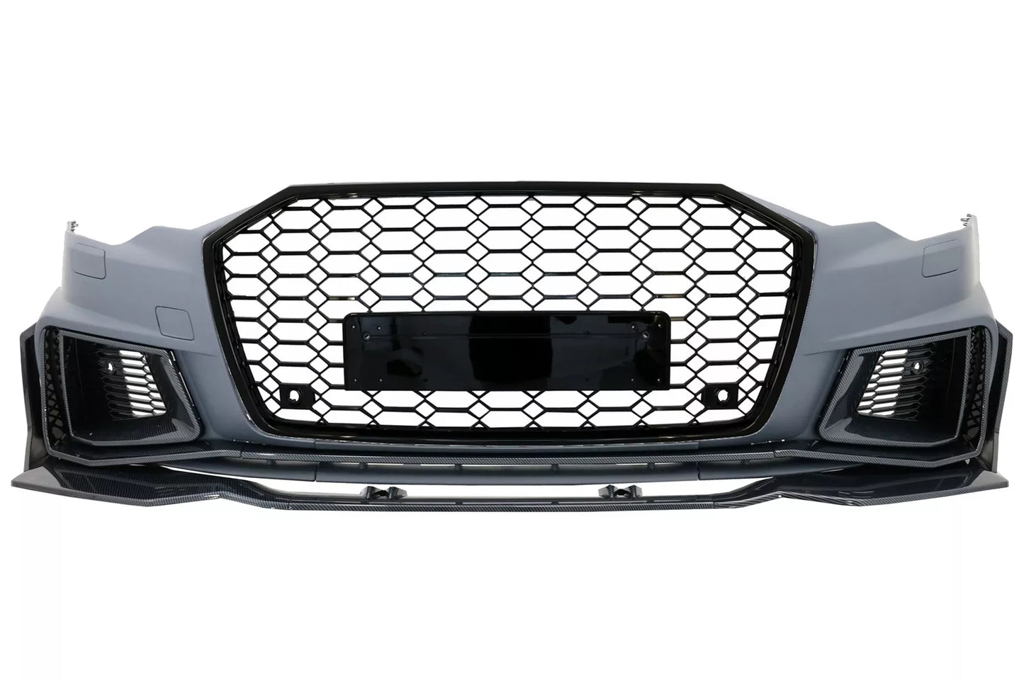 ⭐Paraurti Anteriore Griglia per Audi A6 C8 4K 18-2020 RS6 Design Calandra PDC⭐