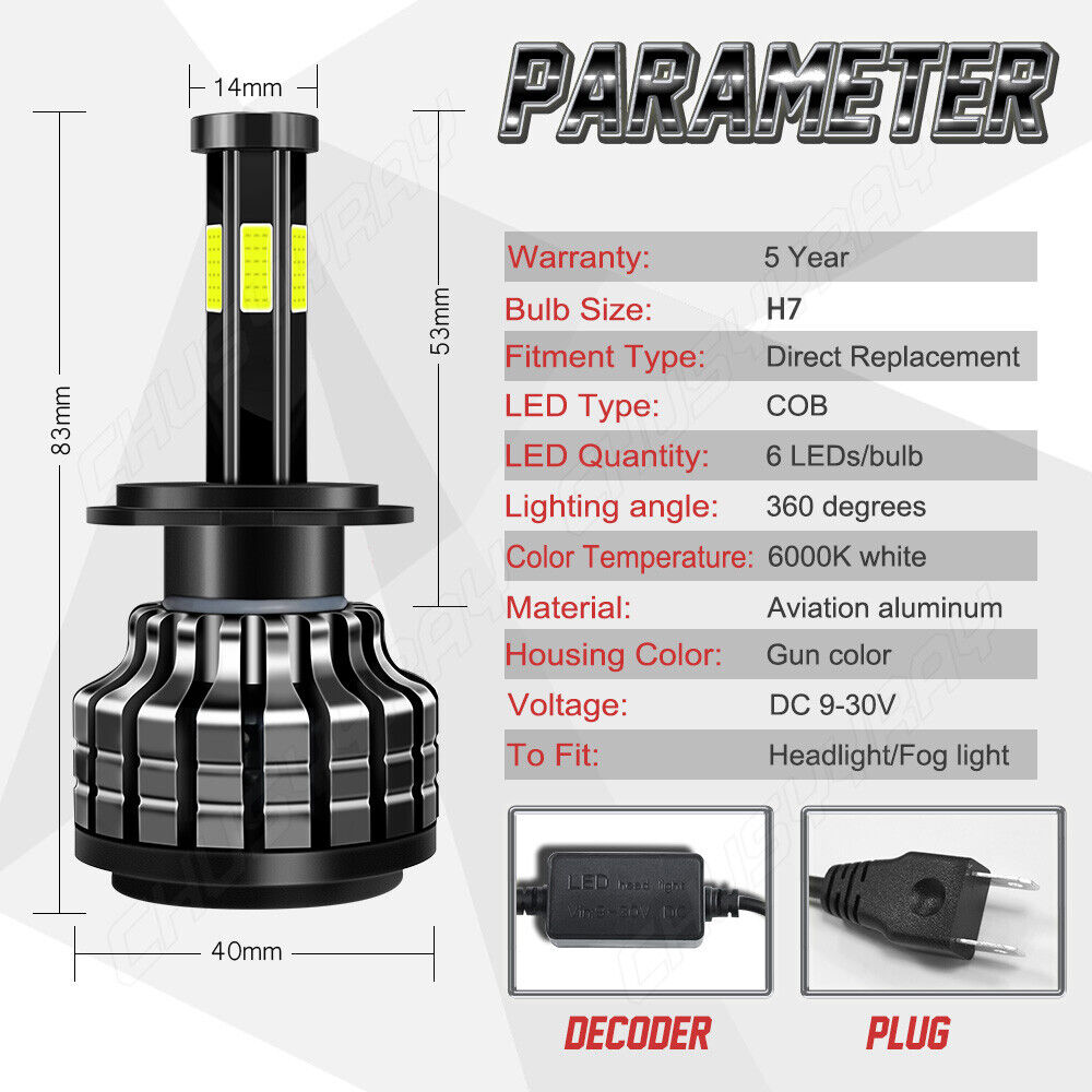 Per Land Rover Range Rover Sport 06-09 Faro LED 6000K + KIT lampadine fendinebbi
