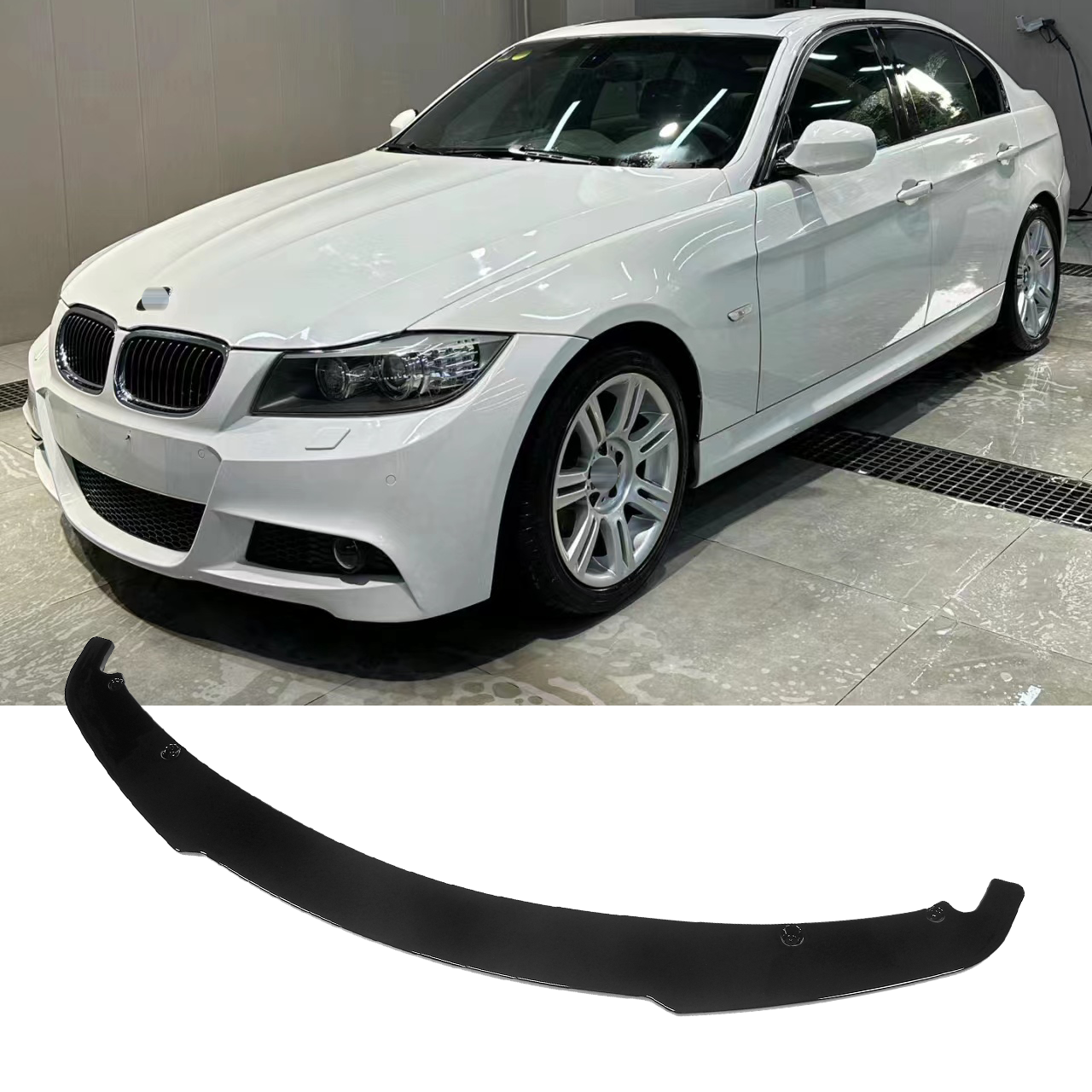 Front Lip Spoiler Lip Front Sword Fit For BMW 3 Series E90-E93 