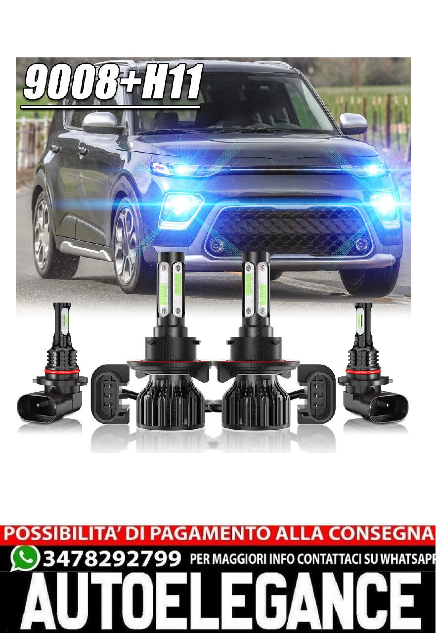 kit lampadine fendinebbia led adatto per Kia Soul 2014-2020