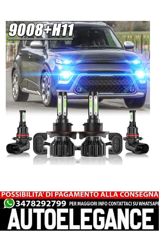 kit lampadine fendinebbia led adatto per Kia Soul 2014-2020