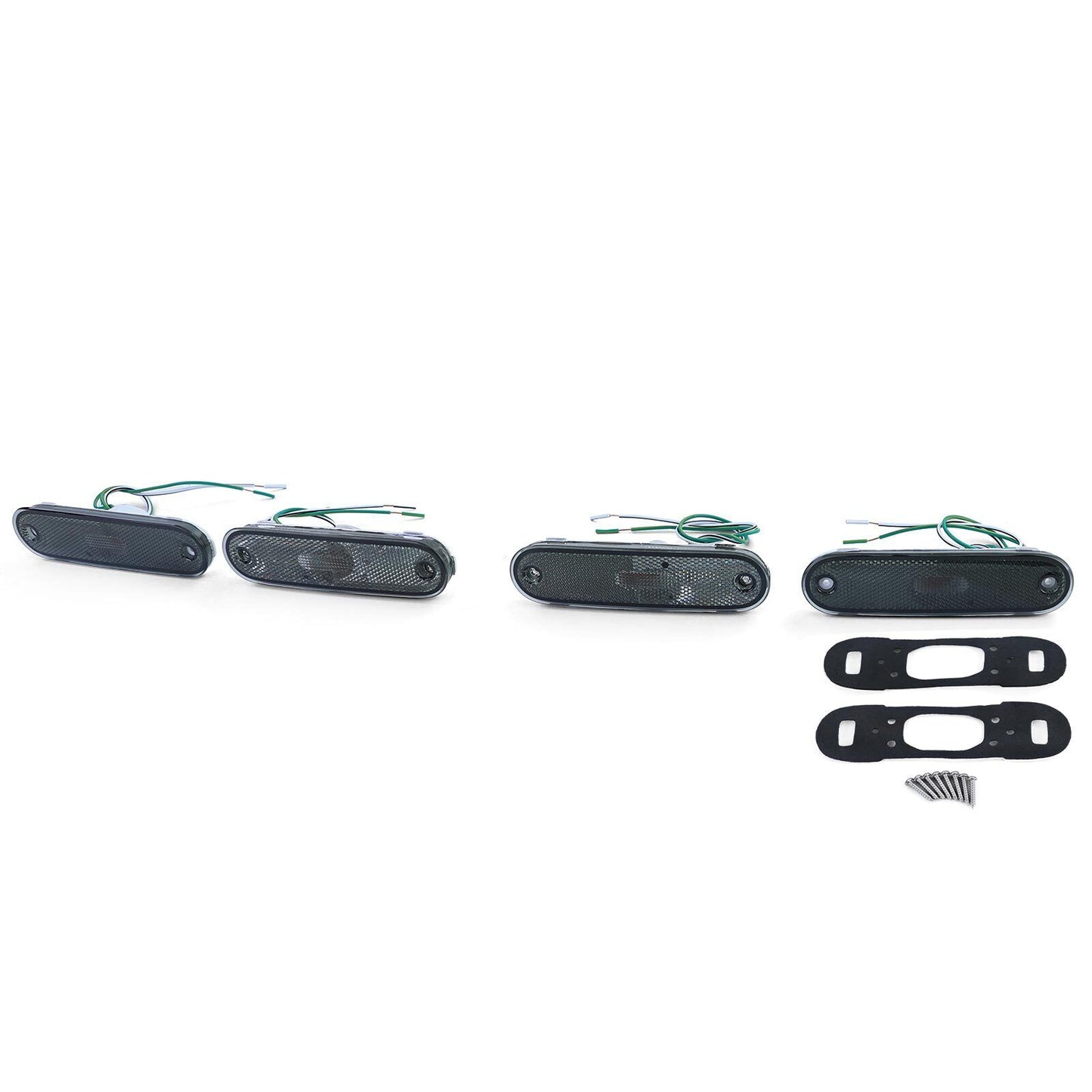 Luci di ingombro laterali catarifrangenti nero fumè per Mazda MX5 89-05-