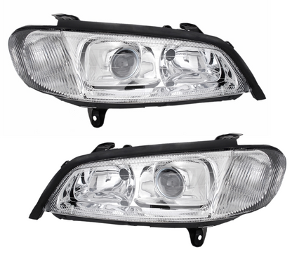 Headlight Set for Opel Omega B 1999-2003 Facelift H1 H7 LWR 