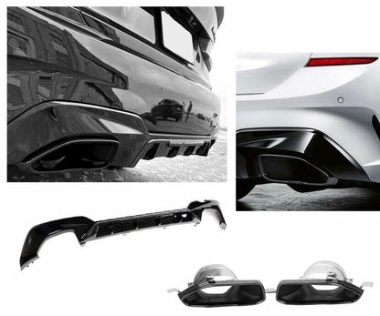 ADATTO PER DIFFUSORE PACCHETTO SPOILER BMW SERIE 3 G20