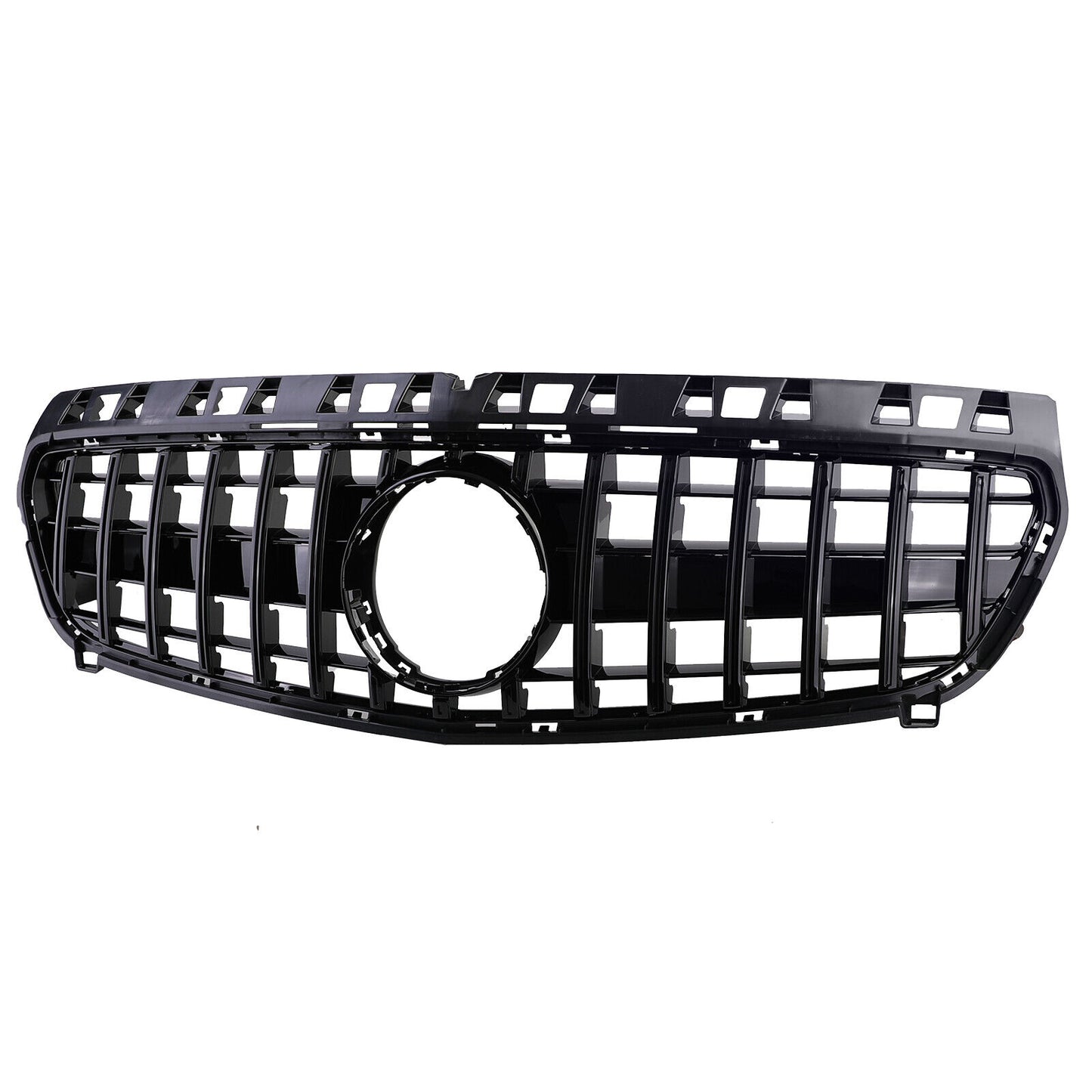 Griglia radiatore sportiva nera lucida aftermarket compatibile con Mercedes classe A W176 12-15