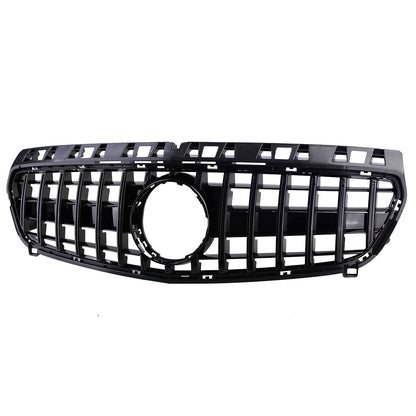 Griglia radiatore sportiva nera lucida aftermarket compatibile con Mercedes classe A W176 12-15
