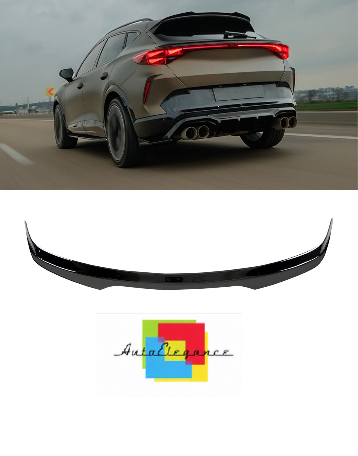 💕Spoiler  adatto per   CUPRA FORMENTOR  nero lucido 💕