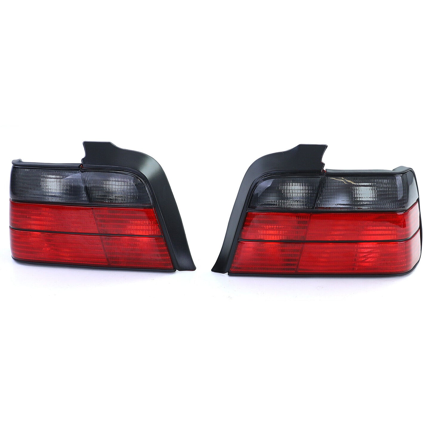 Fanali posteriori Rosso Nero Coppia compatibile per BMW Serie 3 E36 Berlina 90-99