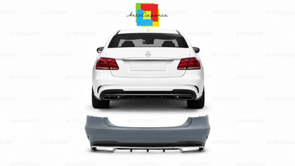 💕PARAURTI POSTERIORE MERCEDES CLASSE E W212 14-16 LOOK AMG E63💕